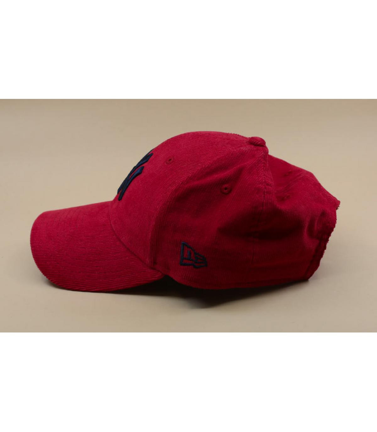 New Era Cap NY  Kordsamt  rot